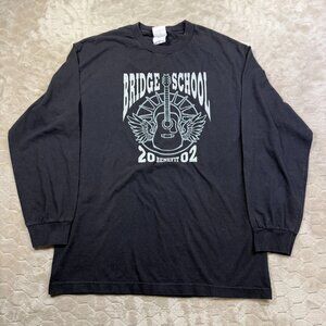 VTG y2k Bridge School Benefit 2002 LS Shirt